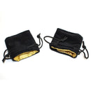 CHX KOP09913 3.75" X 4" Velvet Bag Black w/gold