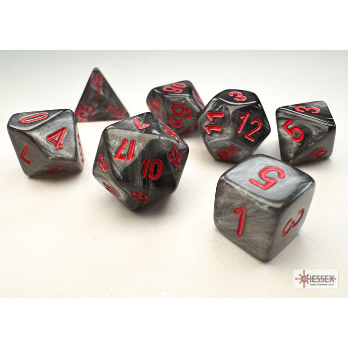 CHX 20478 Velvet® Mini-hedral Black/red 7-Die Set