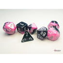 CHX 20630 Gemini® Mini-hedral Black-Pink/white 7-Die Set