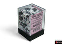 CHX 26869 Gemini Black-White/pink 12mm d6 Dice Block (36 dice)