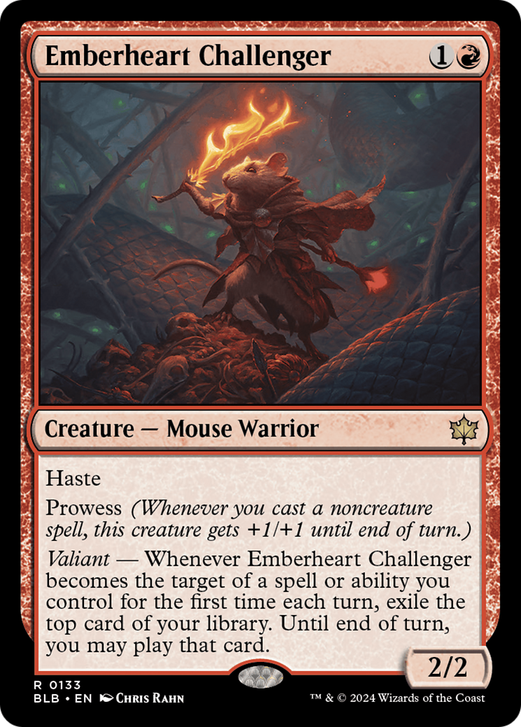 Emberheart Challenger (BLB-133) - Bloomburrow