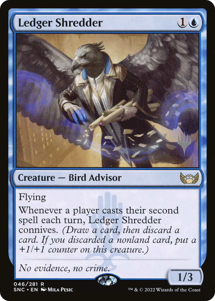 Ledger Shredder (PPSNC-46P) - Streets of New Capenna Promos Foil