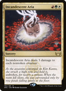 Incandescent Aria (PPSNC-192) - Streets of New Capenna Promos Foil