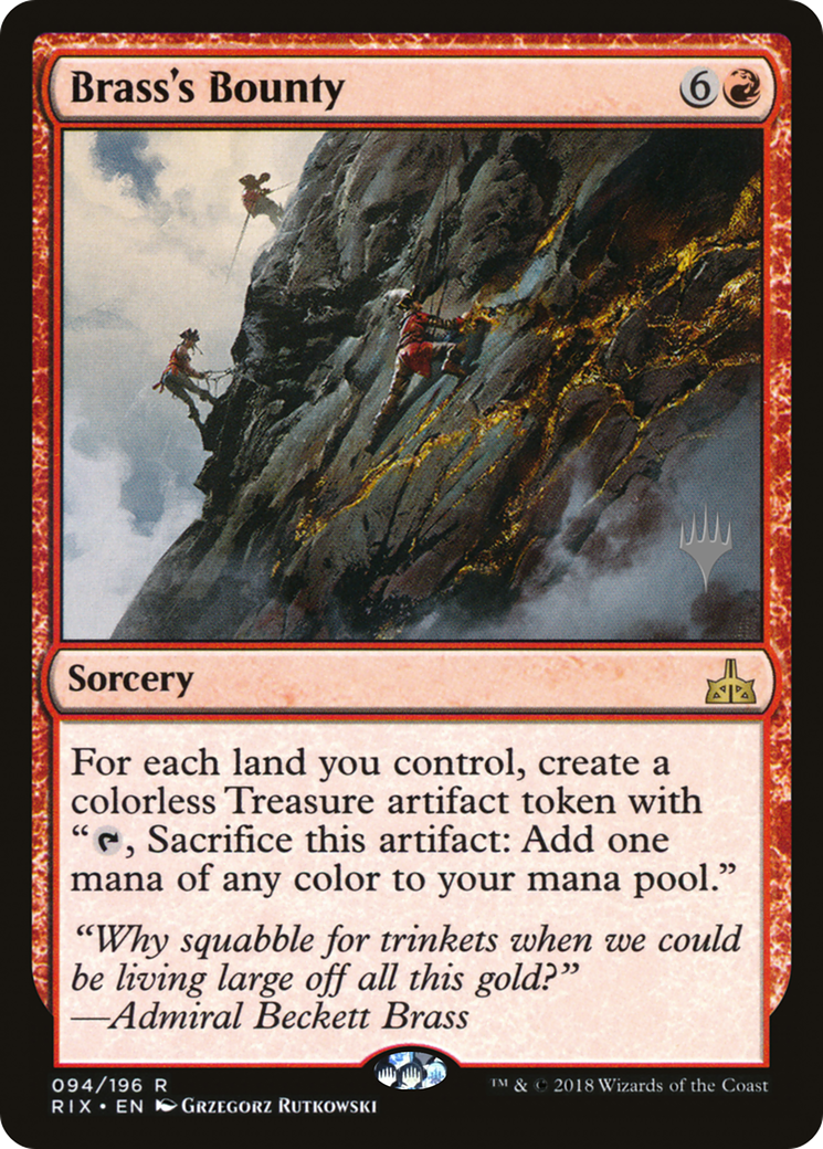 Brass's Bounty (PPSTX-094) - Rivals of Ixalan Promos