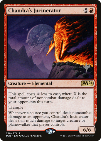Chandra's Incinerator (PPM21-136) - Core Set 2021 Promos