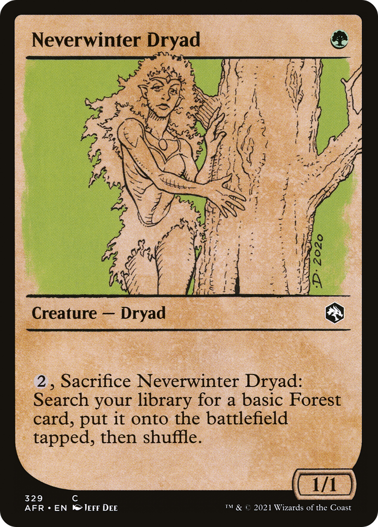 Neverwinter Dryad (AFR-329) - Adventures in the Forgotten Realms: (Showcase)