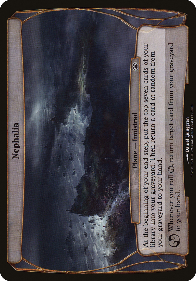 Nephalia (OVER-026) - Planechase 2012 Planes Foil