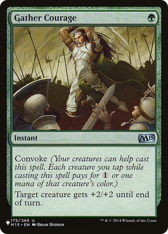 Gather Courage (LIST-M15-175) - The List