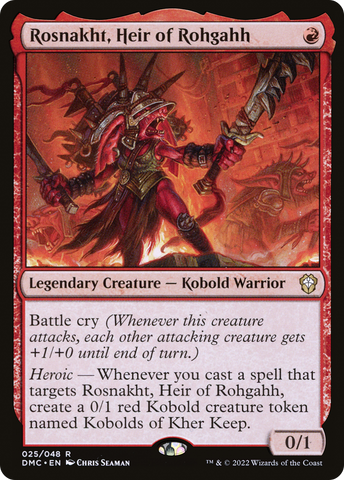 Rosnakht, Heir of Rohgahh (DMC-025) - Dominaria United Commander