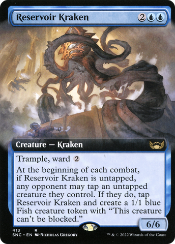 Reservoir Kraken (SNC-413) - Streets of New Capenna: (Extended Art) Foil