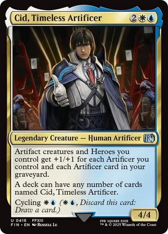 Cid, Timeless Artificer (0418) (FIN-418) - FINAL FANTASY Foil