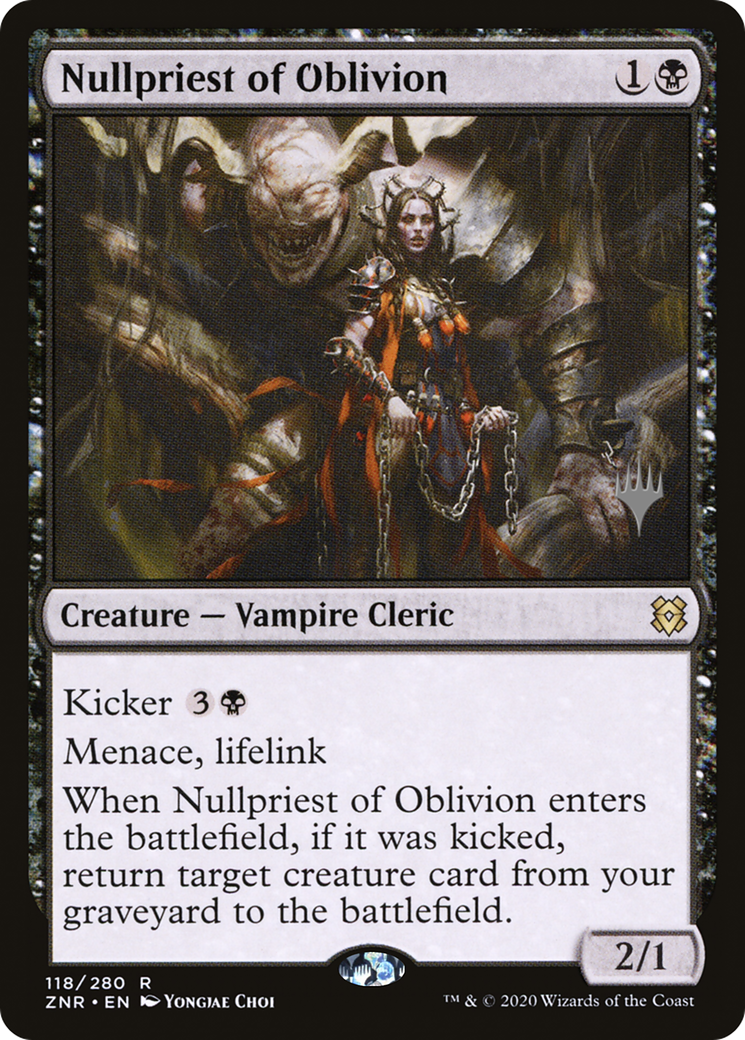 Nullpriest of Oblivion (PPZNR-118P) - Zendikar Rising Promos Foil