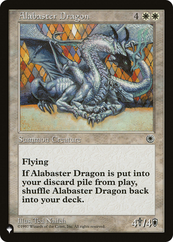 Alabaster Dragon (LIST-) - The List