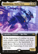 Greasefang, Okiba Boss (NEO-485) - Kamigawa: Neon Dynasty: (Extended Art)