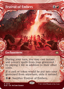 Festival of Embers (BLB-316) - Bloomburrow: (Showcase) (Borderless) Foil