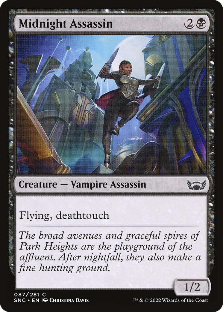 Midnight Assassin (SNC-087) - Streets of New Capenna Foil