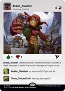 Brash Taunter (SLD-1614) - Secret Lair Drop (Borderless)