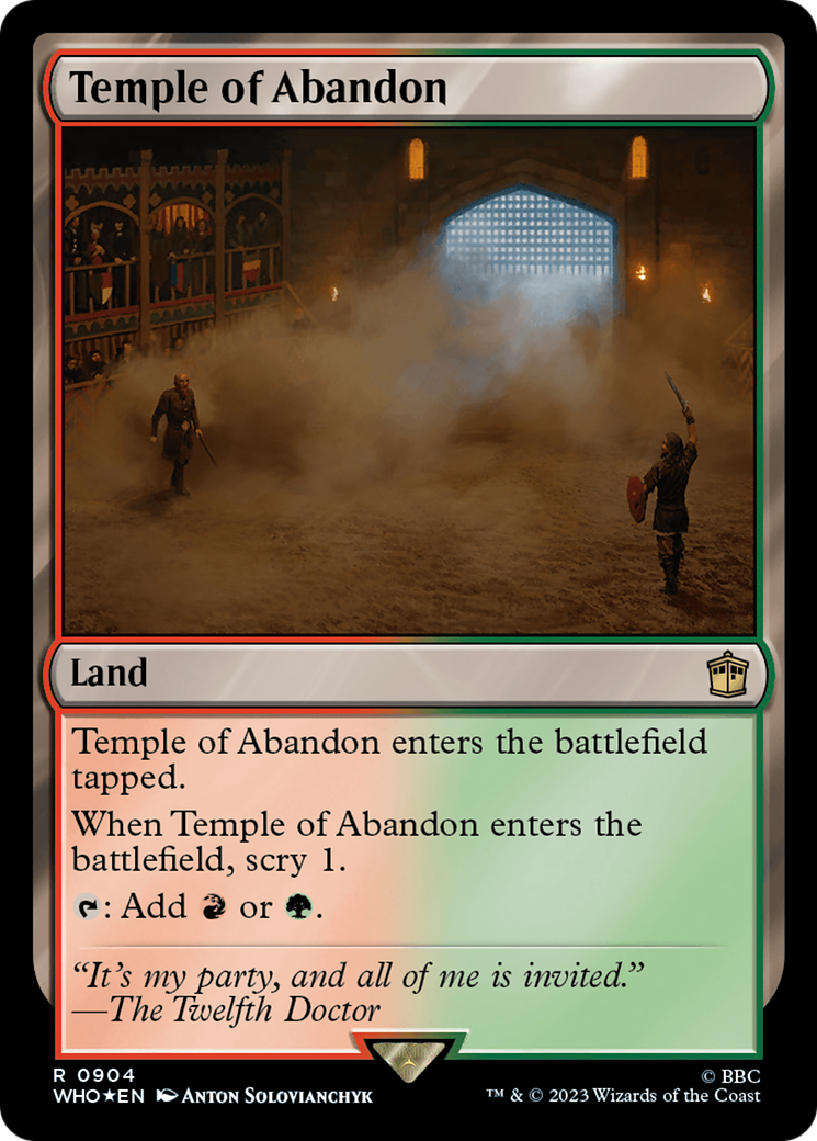 Temple of Abandon (WHO-904) - Doctor Who Foil