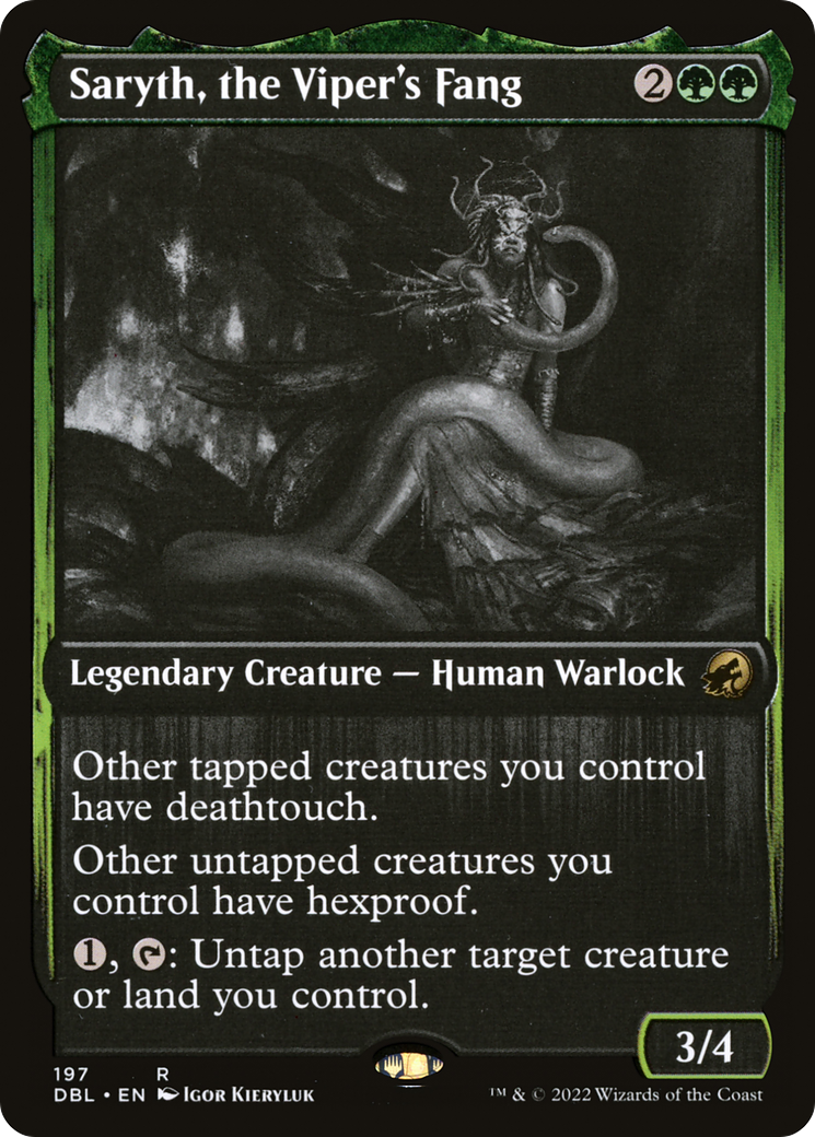 Saryth, the Viper's Fang (DBL-197) - Innistrad: Double Feature Foil