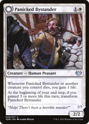 Panicked Bystander // Cackling Culprit (VOW-028) - Innistrad: Crimson Vow: (Double Faced Transform) Foil