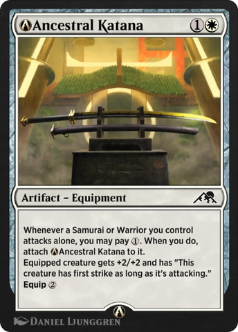 A-Ancestral Katana (NEO-A-1) - Kamigawa: Neon Dynasty