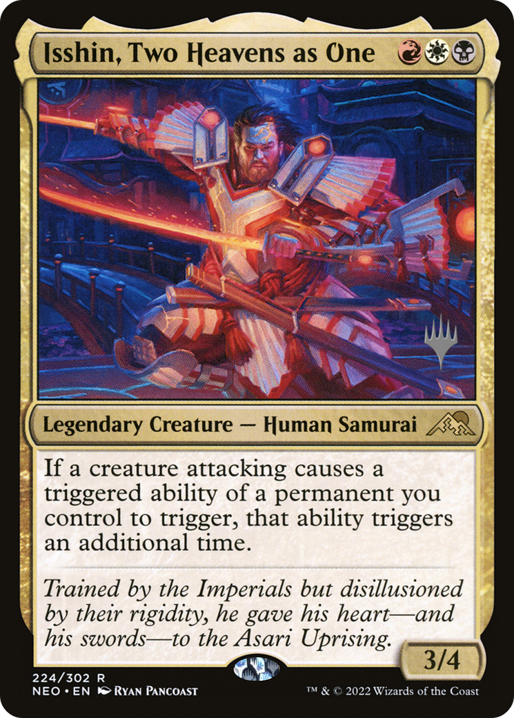 Isshin, Two Heavens as One (PPNEO-224) - Kamigawa: Neon Dynasty Promos