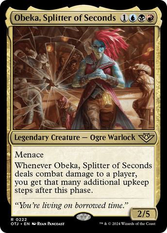 Obeka, Splitter of Seconds (OTJ-222) - Outlaws of Thunder Junction
