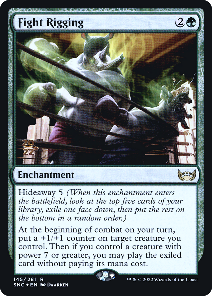Fight Rigging (PRE-145S) - Streets of New Capenna Promos Foil