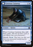 Covetous Castaway // Ghostly Castigator (MID-045) - Innistrad: Midnight Hunt: (Double Faced Transform)