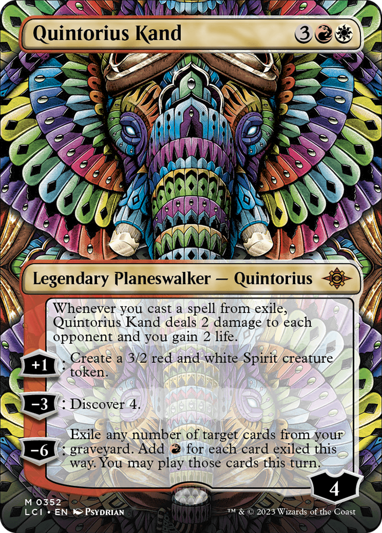 Quintorius Kand (LCI-352) - The Lost Caverns of Ixalan (Borderless) Foil