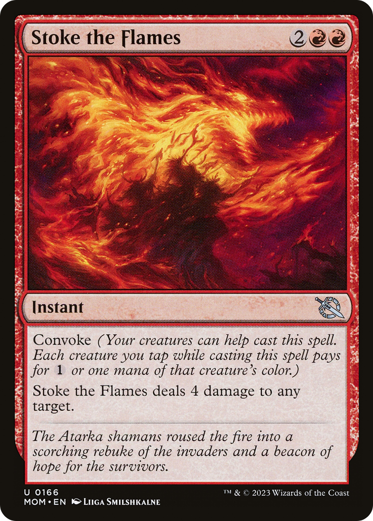 Stoke the Flames (MOM-166) - March of the Machine Foil