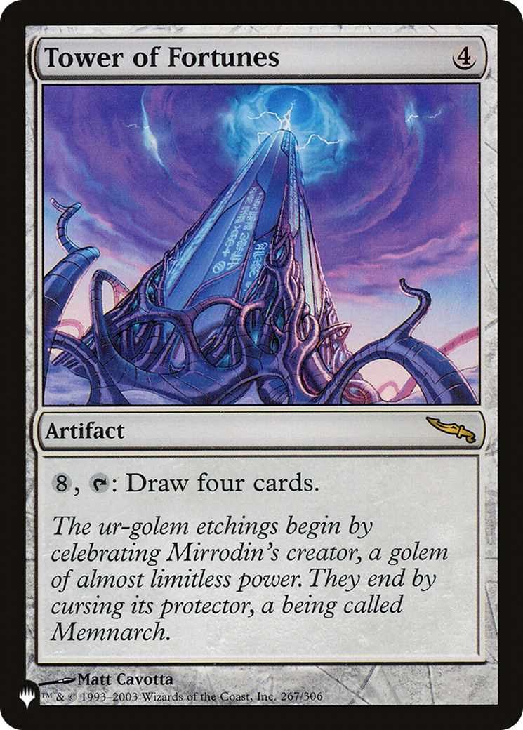 Tower of Fortunes (LIST-267/306) - The List