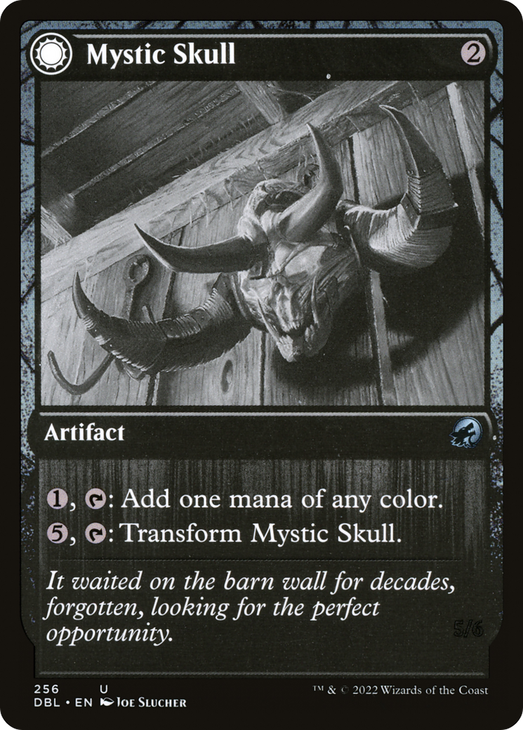 Mystic Skull // Mystic Monstrosity (DBL-256) - Innistrad: Double Feature: (Double Faced Transform) Foil