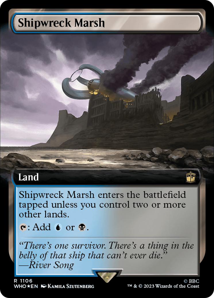 Shipwreck Marsh (WHO-1106) - Doctor Who: (Extended Art) Foil