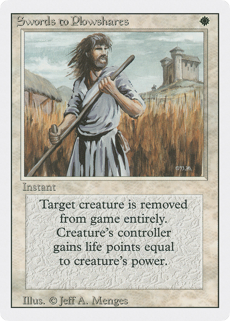 Swords to Plowshares (3ED-041) - Revised Edition