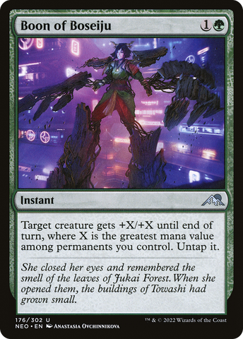 Boon of Boseiju (NEO-176) - Kamigawa: Neon Dynasty