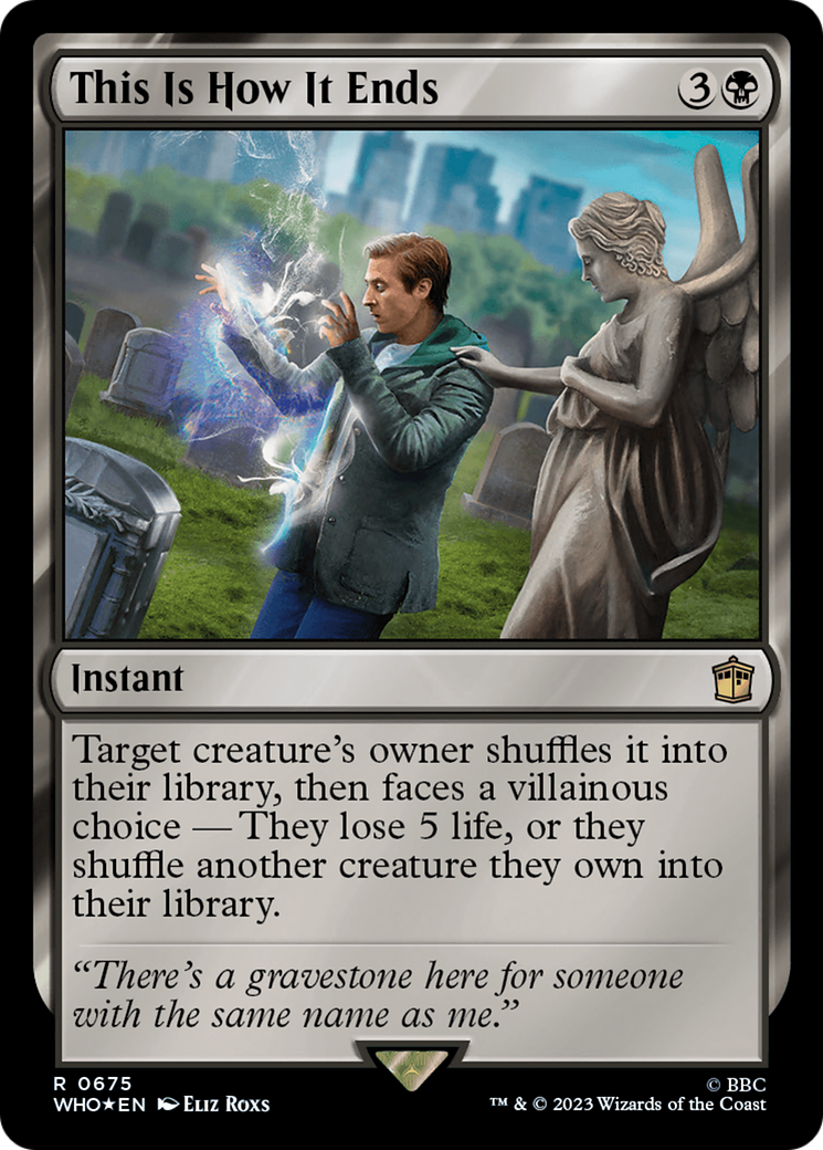 This Is How It Ends (WHO-675) - Doctor Who Foil