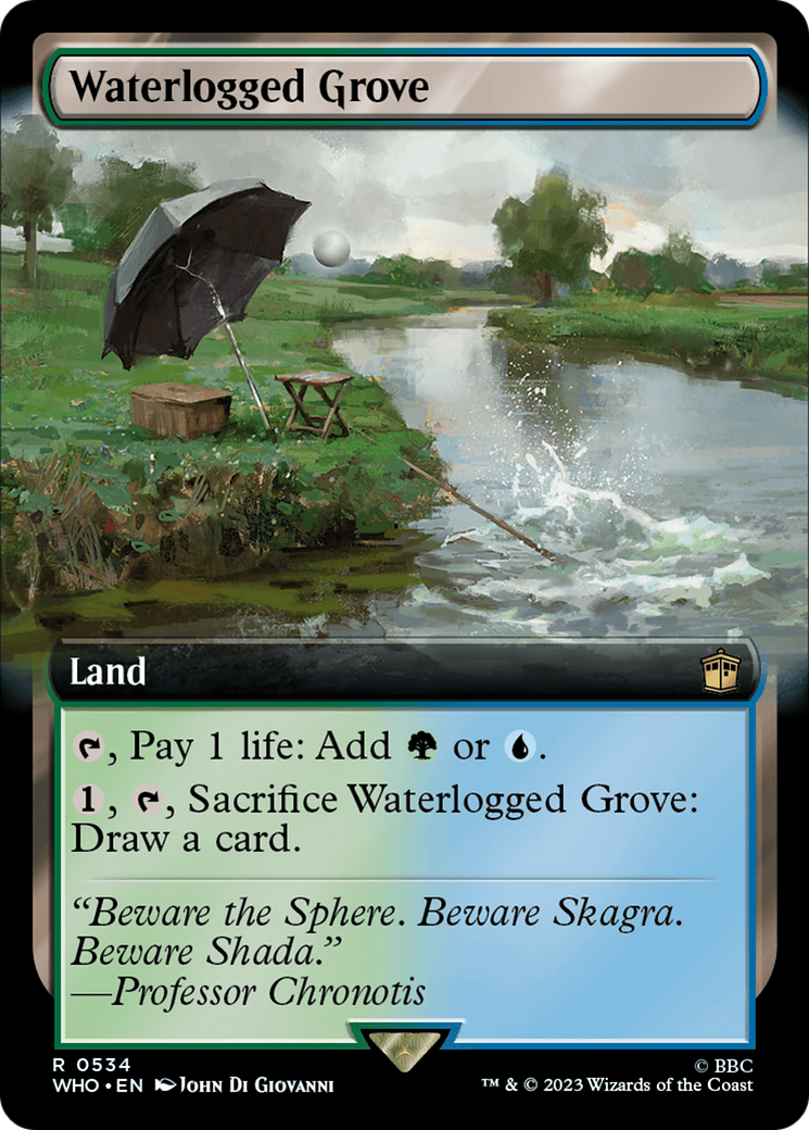 Waterlogged Grove (WHO-534) - Doctor Who: (Extended Art) Foil