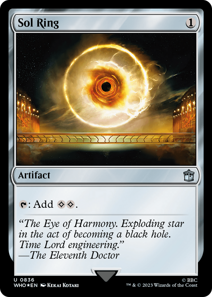 Sol Ring (WHO-836) - Doctor Who Foil