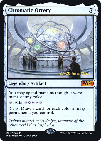 Chromatic Orrery (PRE-228S) - Core Set 2021 Promos Foil