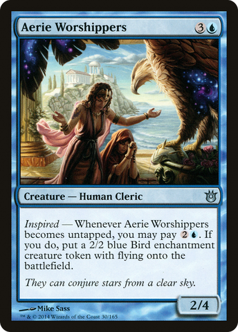 Aerie Worshippers (BNG-030) - Born of the Gods Foil