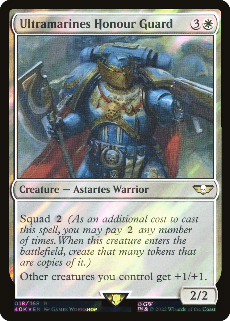 Ultramarines Honour Guard (40K-18★) - Warhammer 40,000 Commander Foil