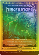 Wayward Swordtooth (SLD-1392★) - Secret Lair Drop / Triceratops (Borderless) Foil