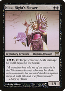 Kiku, Night's Flower (CHK-121) - Champions of Kamigawa