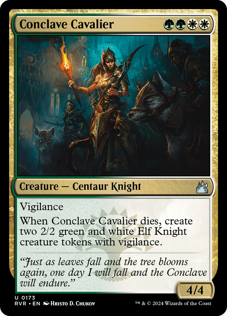 Conclave Cavalier (RVR-173) - Ravnica Remastered Foil