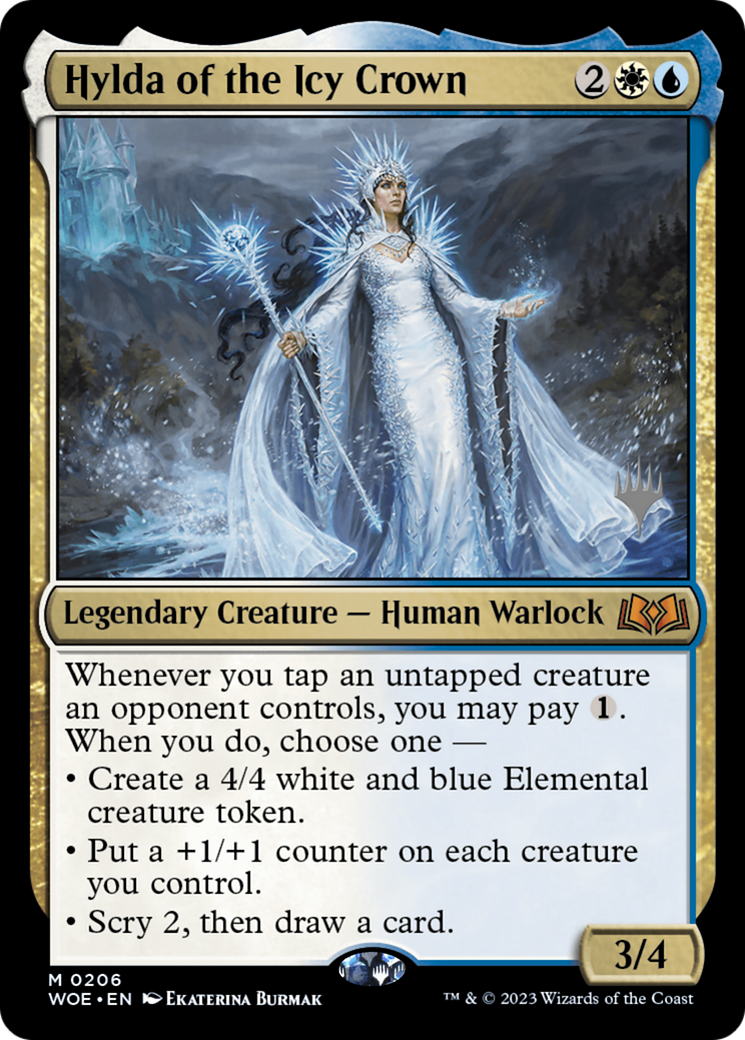 Hylda of the Icy Crown (PPWOE-206P) - Wilds of Eldraine Promos Foil