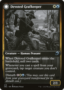 Devoted Grafkeeper // Departed Soulkeeper (DBL-218) - Innistrad: Double Feature: (Double Faced Transform) Foil