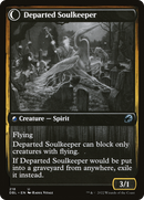 Devoted Grafkeeper // Departed Soulkeeper (DBL-218) - Innistrad: Double Feature: (Double Faced Transform)