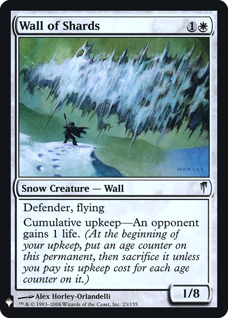 Wall of Shards (LIST-CSP-23) - The List Foil