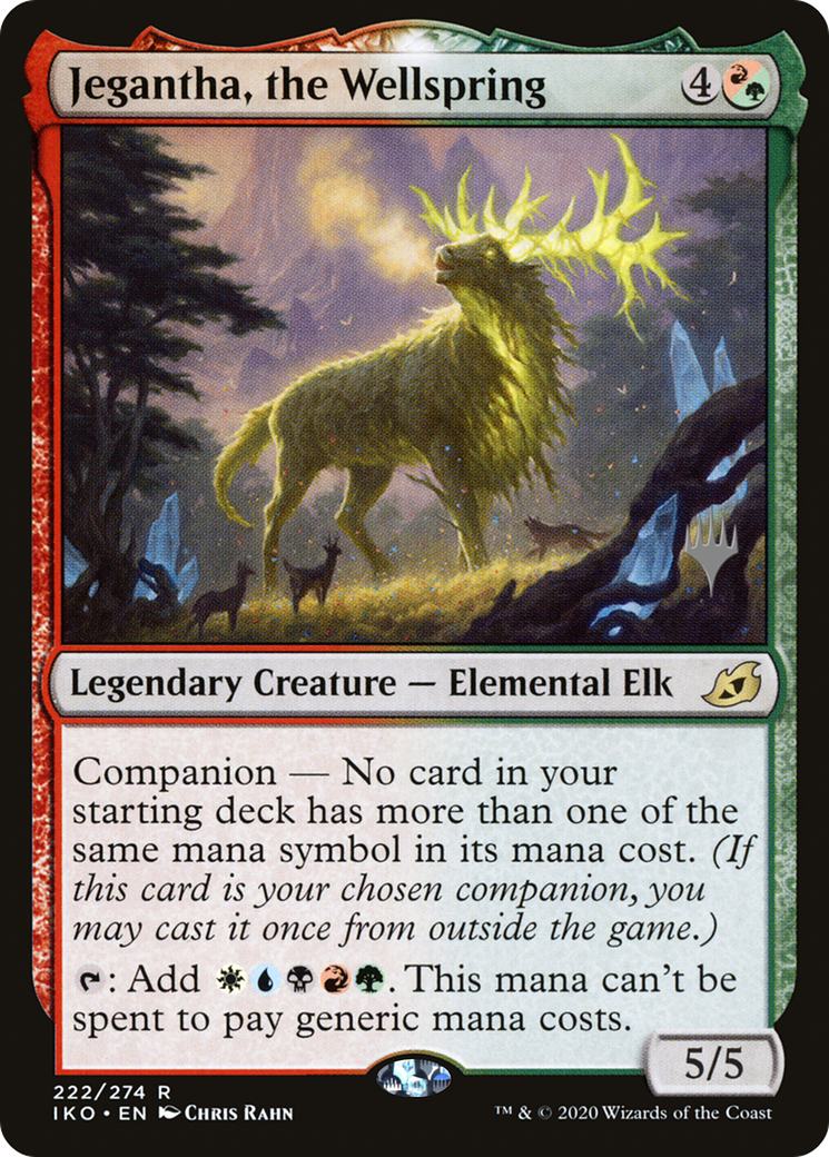 Jegantha, the Wellspring (PPIKO-222P) - Ikoria: Lair of Behemoths Promos: (companion) Foil
